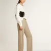 Super-Star voor dames in nappaleer met Swarovski-kristallen ster en hiellip.