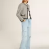 Super-Star voor dames in zwart nappa met studs en witte leren ster