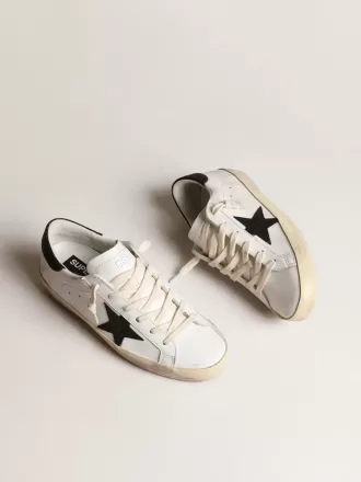 Super-Star voor dames met een zwarte Swarovski-kristallen ster en hielbandje
