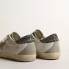 Super-Star voor dames met grijze ster en donkergrijze glitter hielband