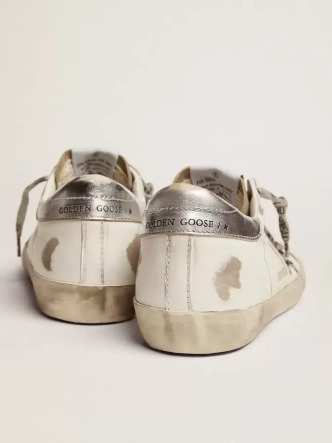 Super-Star voor dames met zebraprint ponyhuidster