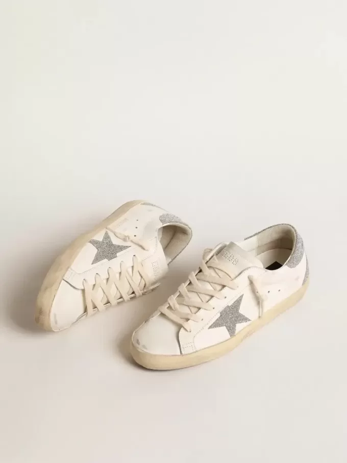 Super-Star voor dames met zilveren Swarovski-kristallen ster en hielbandje