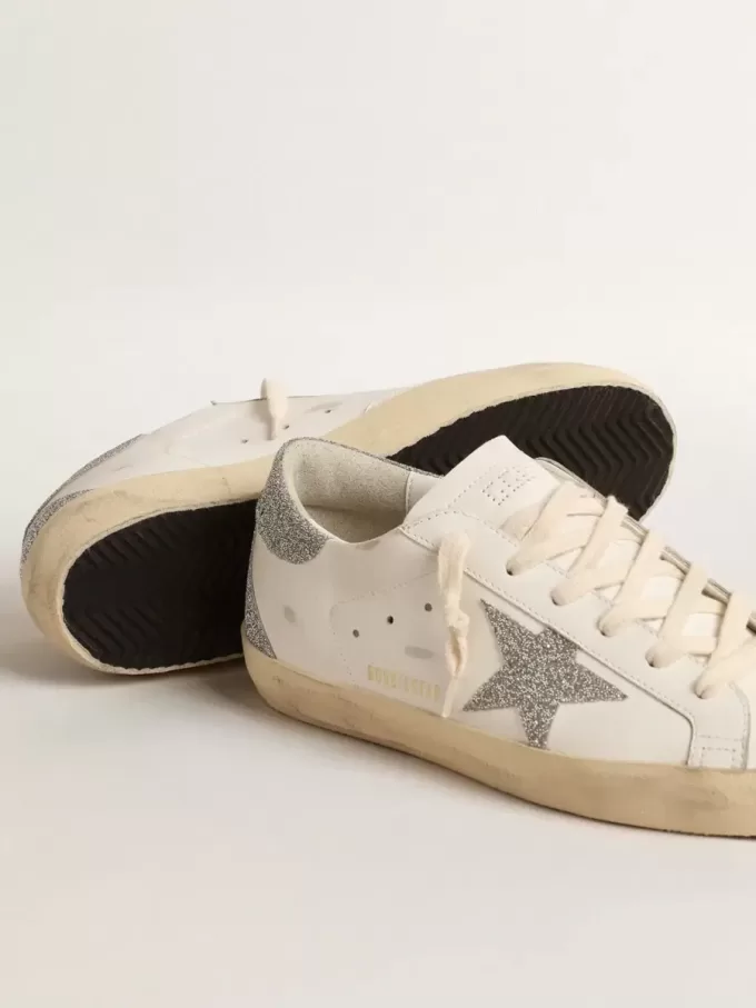 Super-Star voor dames met zilveren Swarovski-kristallen ster en hielbandje