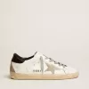 Super-Star voor dames met zwarte hielklep en metalen studs