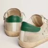 Super-Star voor heren in lichtzilver mesh met grijze ster