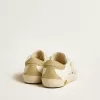 Super-Star Young met lila leren ster en glitter hielbandje
