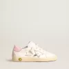 Super-Star Young met zilveren leren ster en roze hiellip