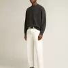 Sweatshirt in gewassen zwart met omgekeerd logo op de achterkant – Jersey Capsule