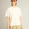 T-shirt in verouderd wit met omgekeerd logo op de achterkant – Jersey Capsule
