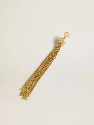 Tassenketting van goudkleurig messing