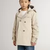 Trenchcoat voor kinderen met uitneembaar binnenvest