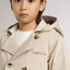 Trenchcoat voor kinderen met uitneembaar binnenvest