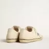 V-Star in beige canvas met een zilveren glitterster