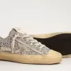 V-Star LTD voor dames in zilver glitter met ijsgrijze suède ster
