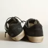 V-Star sneakers in middernachtblauw denim met zwarte leren ster en neus