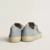 V-Star voor dames in lichtblauw canvas met duifgrijze leren ster