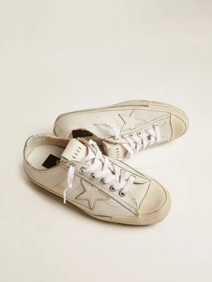 V-Star voor dames in vintage-effectleer
