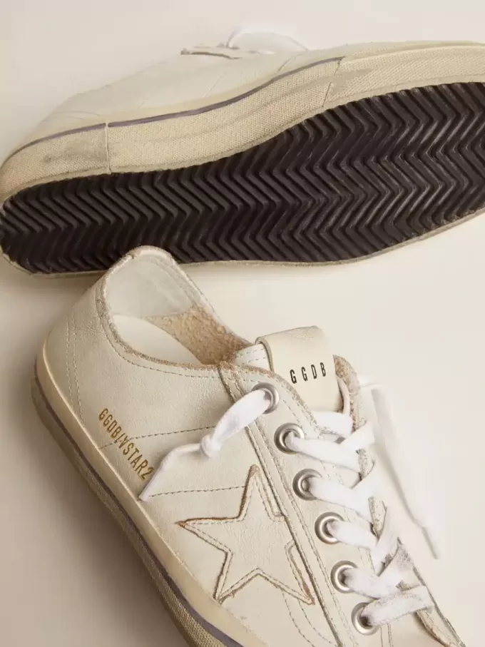 V-Star voor dames in vintage-effectleer