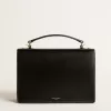Venezia-tas in zwart leer met gouden details