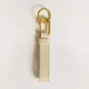 Versleten witte sleutelhanger