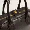 Vita-tas van zwart schapenleer met gouden details