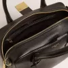 Vita-tas van zwart schapenleer met gouden details