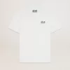 White Star Collection T-shirt met contrasterend zwart logo en ster