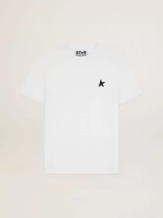 White Star Collection T-shirt met zwarte ster op de voorkant