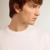 White Star Collection T-shirt met zwarte ster op de voorkant