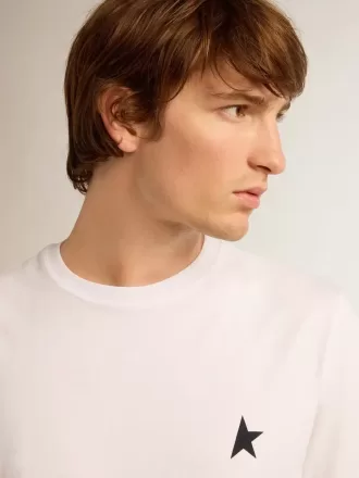White Star Collection T-shirt met zwarte ster op de voorkant