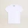 Wit en zilver T-shirt met logo en grote ster in zilveren glitter