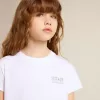 Wit en zilver T-shirt met logo en grote ster in zilveren glitter
