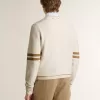 Wit katoenen sweatshirt voor heren met print op de voorkant