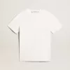 Wit T-shirt voor heren met distressed-afwerking