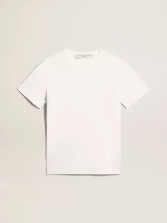 Wit T-shirt voor heren met distressed-afwerking