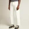 Witte denim broek voor heren