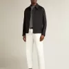 Witte denim broek voor heren