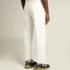 Witte denim broek voor heren