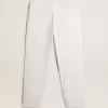 Witte denim broek voor heren