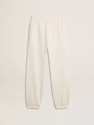 Witte joggingbroek