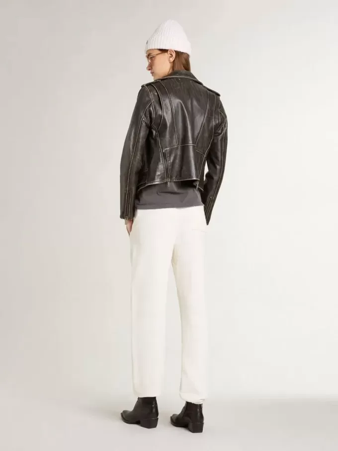 Witte joggingbroek