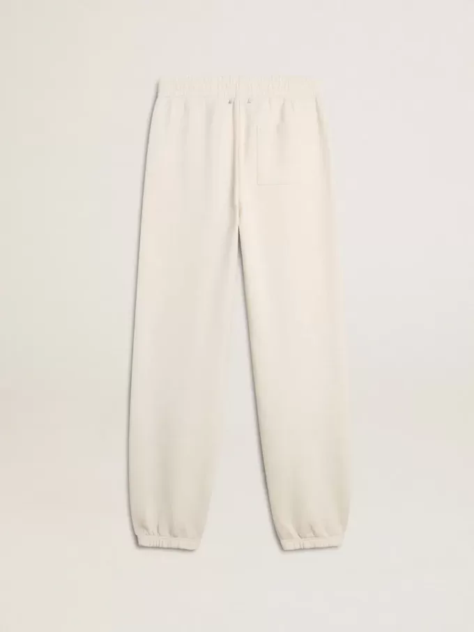 Witte joggingbroek