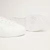 Witte Purestar sneakers met fluorescerende oranje hielband