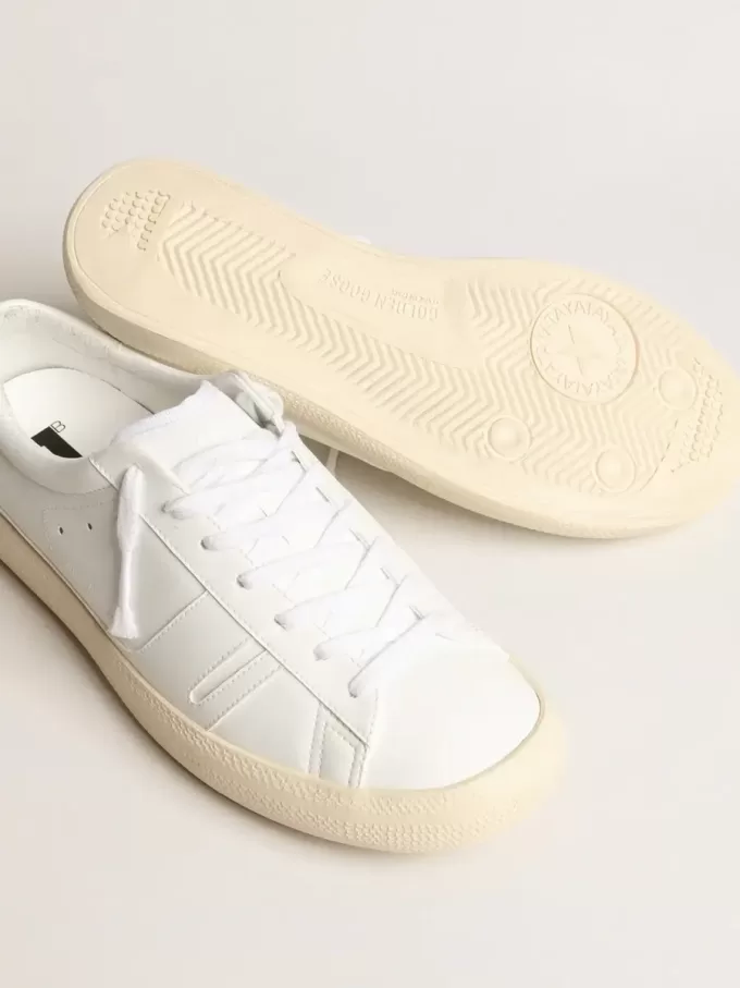 Yatay Model 1B duurzame sneakers met wit bio-based bovenwerk en witte Y