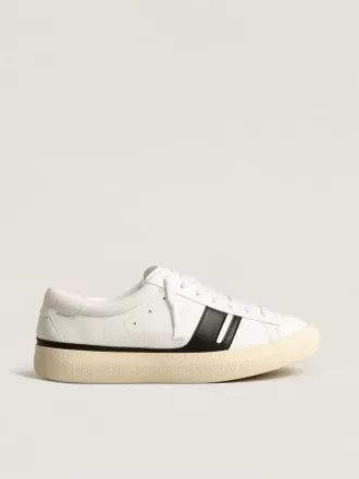 Yatay Model 1B duurzame sneakers met wit bio-based bovenwerk en zwarte Y
