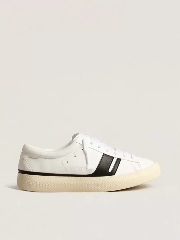 Yatay Model 1B duurzame sneakers met wit bio-based bovenwerk en zwarte Y