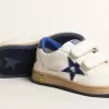 Young Ball Star met blauwe metallic leren ster en hielstuk