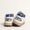 Young Ball Star met blauwe metallic leren ster en hielstuk