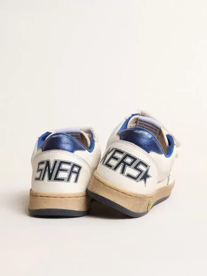Young Ball Star met blauwe metallic leren ster en hielstuk