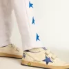 Young Ball Star met blauwe metallic leren ster en hielstuk
